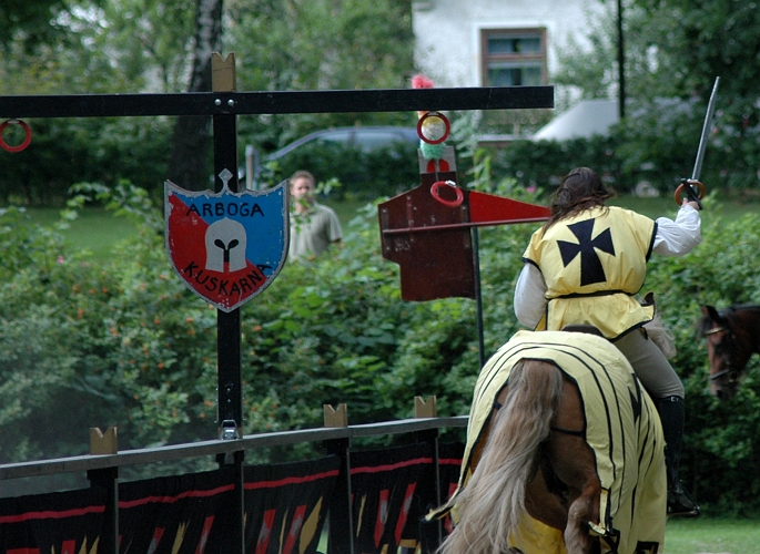 2005_0813 (30).JPG - Här gäller det att plocka ringar med svärdet.